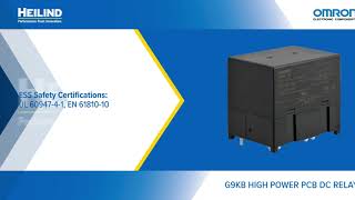 Omron G9KB High Power PCB DC Relays | Heilind Electronics